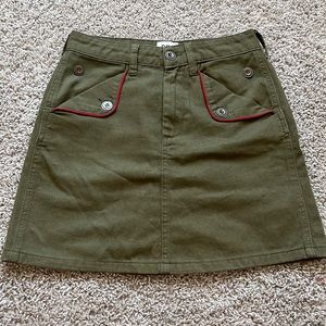BDG army green skirt!